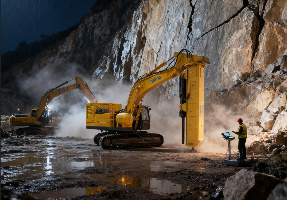 MK140H – Integrated Rock Drilling & Splitting Machine